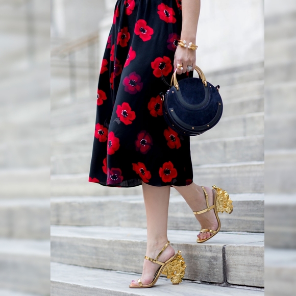 NWOT Kate Spade crepe Poppy flutter sleve dress - Picture 3 of 12